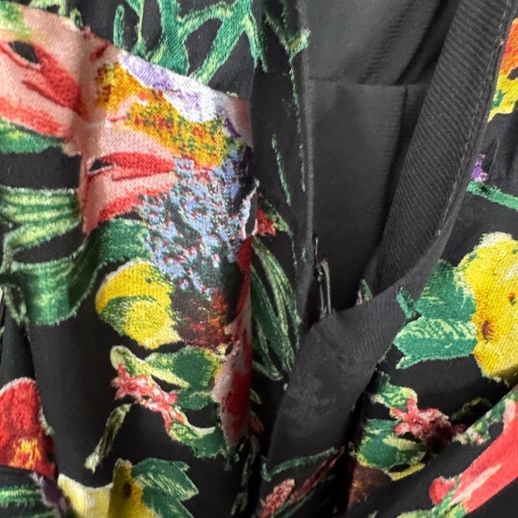 Alice + Olivia Blooming Bouquet Floral Print Wrap Dress Fall Wedding Guest Party - Picture 8 of 15